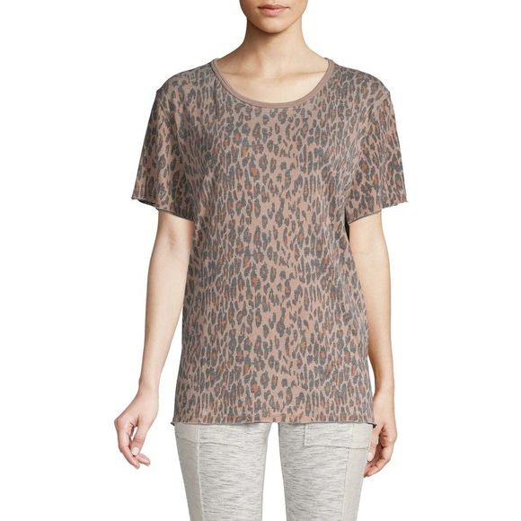 Free People Tops - Free People Tourist Leopard-Print T-Shirt